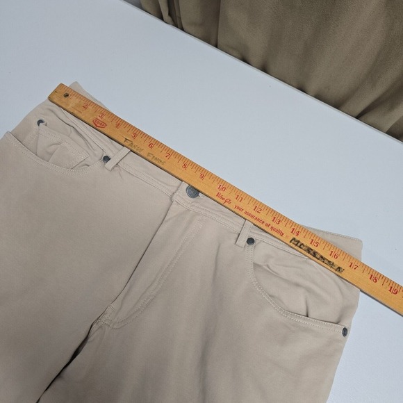 Swet Tailor pants Mens 33x32 (Fits 33x30) Beige Slim Performance Stretch‎ Golf - Picture 10 of 14